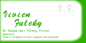 vivien fuleky business card